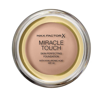 Max Factor Miracle Touch Skin Perfecting Foundation Spf30 045 Warme amandel
