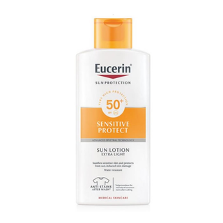 Eucerin Sensitive Protect Zonnelotion Extra Licht Spf50+ 400ml