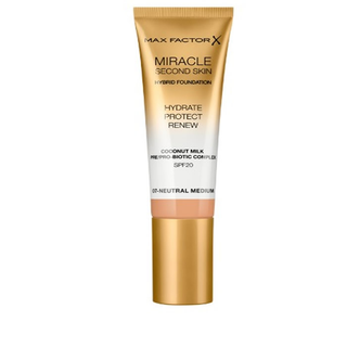 Max Factor Miracle Second Skin Spf20 7 Neutraal Medium 30 ml