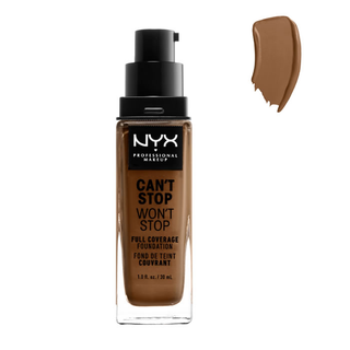 Nyx Can´t Stop Won´t Stop Base de Maquillaje de Cobertura Total Sienna 30ml