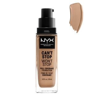 Nyx Can´t Stop Won´t Stop Base de maquillaje de cobertura completa Bronceado clásico 30 ml