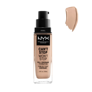 Nyx Can´t Stop Won´t Stop Base de Maquillaje de Cobertura Total Ligera 30ml