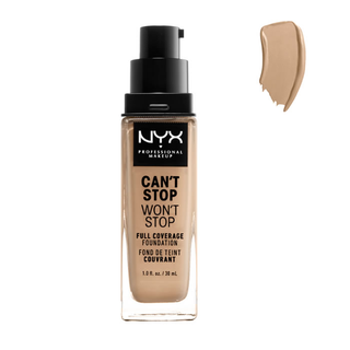 Nyx Can´t Stop Won´t Stop Base de maquillaje de cobertura completa Buff 30ml