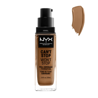 Nyx Can´t Stop Won´t Stop Täysi peittävä meikkivoide muskottipähkinä 30ml