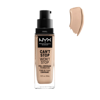 Nyx Can´t Stop Won´t Stop Base de Maquillaje de Cobertura Total Marfil Claro 30ml