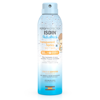 Isdin Fotoprotector Kindergeneeskunde Transparante spray voor natte huid Spf50 250 ml