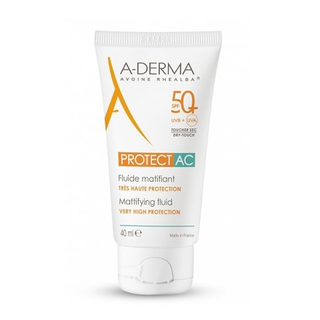 A-Derma Protect AC Matujący płyn Spf50 + 40ml