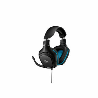 Gaming Headset with Microphone Logitech G432 Black Blue Blue/Black