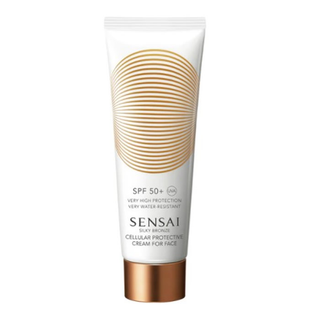 Sensai Silky Bronze Cellulaire beschermende crème voor gezicht Spf50 50ml