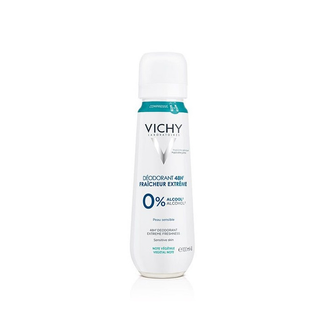 Vichy Dezodor 48H Freshness Extreme 0% alkohol érzékeny bőrre 100 ml