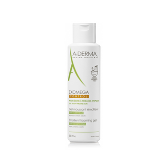 A-Derma Exomega Control Emolent Foaming Gel -sarjainen 500 ml