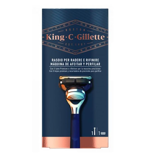 Máquina de barbear e modelar Gillette King