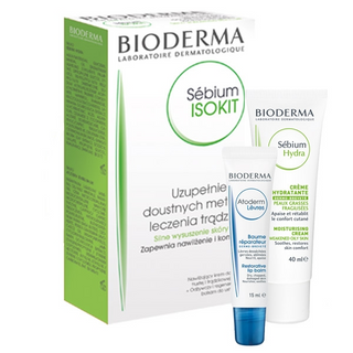 Bioderma Sebium Isokit Cream 40ml Lip Balm 15ml