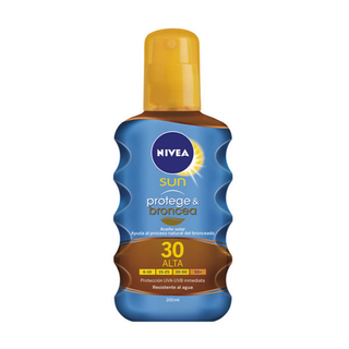 Nivea Sun Protect And Bronze Tan Activating Protecting Oil Spf30 200ml
