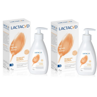 Loção de lavagem íntima de lactacyd 2x200ml