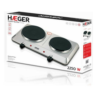 Electric Hot Plate Haeger 2 Stoves 2250 W 2250W