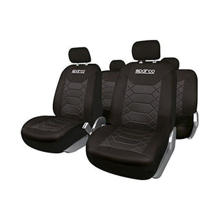 Couvre les sièges d'auto Sparco Black (11 pc)