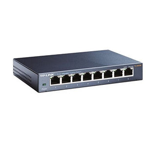 Interruptor de escritorio TP-Link TL-SG108 8P Gigabit Auto Mdix Metal