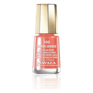 Nail polish Nail Color Cream Mavala 169-waikiki orange (5 ml) - Dulcy Beauty