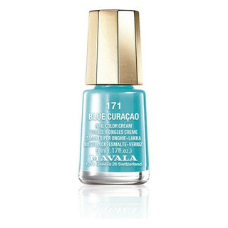 Nail polish Nail Color Cream Mavala 171-blue curaçao (5 ml) - Dulcy Beauty