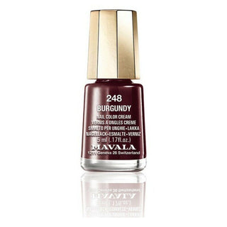 Nail polish Nail Color Cream Mavala 248-burgundy (5 ml) - Dulcy Beauty