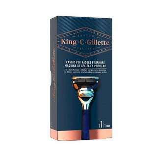 Manual shaving razor King C Gillette Gillette King Blue - Dulcy Beauty
