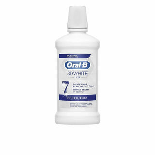 Mouthwash Oral-B 3D White Luxe Whitener (500 ml) - Dulcy Beauty