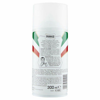 Shaving Foam White Proraso PR-400431 300 ml - Dulcy Beauty