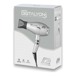 Hairdryer Parlux Digitalyon 2400 W Ionic Silver - Dulcy Beauty