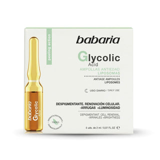 Ampoules Babaria Glycolic acid (5 x 2 ml) - Dulcy Beauty