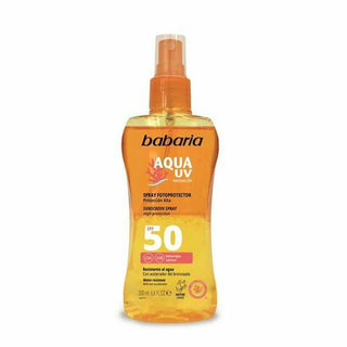 Body Sunscreen Spray Babaria Solar Aqua UV Spf 50 (200 ml) - Dulcy Beauty