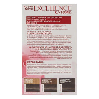 Permanent Dye Excellence L'Oreal Make Up Dark Brown - Dulcy Beauty