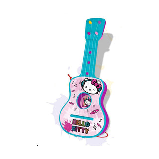 Dětská kytara Hello Kitty 4 šňůry modrá růžová