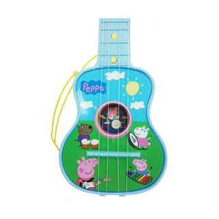Dětská kytara peppa prasete modrá peppa prase