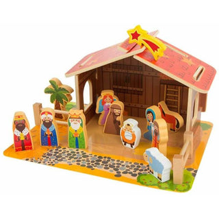 Set of Dolls Colorbaby Nativity Scene 20 Pieces