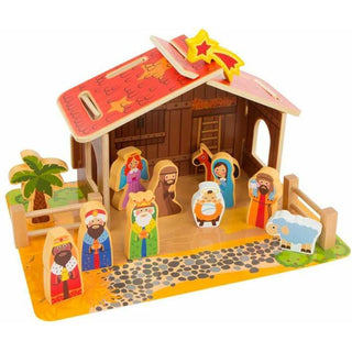 Set of Dolls Colorbaby Nativity Scene 20 Pieces