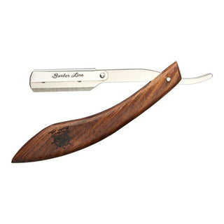 Pocketknife Barber Line Eurostil RASURADO BARBER Wood - Dulcy Beauty