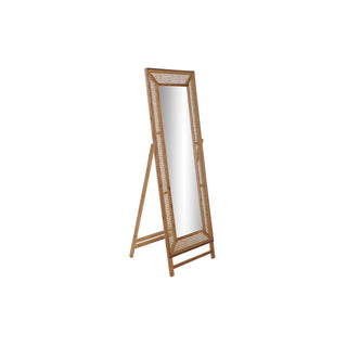 Wall Mirror DKD Home Decor 54 x 4,5 x 150 cm natuurbruine rieten bali