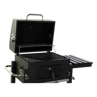 Coal Barbecue with Cover and Wheels DKD Home Decor Steel (140 x 60 x