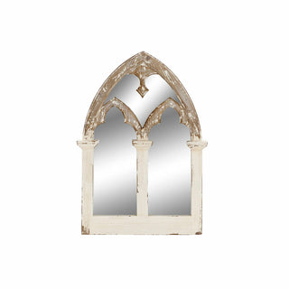 Espejo de pared dkd Home Decoración Mirror Fir White (53 x 5.5 x 75.5 cm)