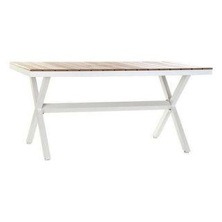Table à manger dkd décoration intérieure résine aluminium 160 x 90 x 75 cm