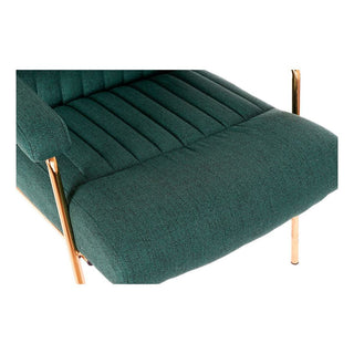 Fotel DKD Decor Home 8424001795499 Złote metalowe poliestrowe zielone (69