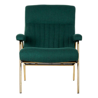 Décor de fauteuil DKD 8424001795499 Golden Metal Polyester Green (69