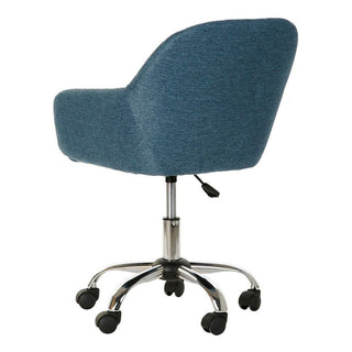 Modrá vícebarevná stříbrná židle 52 x 60 x 79 cm