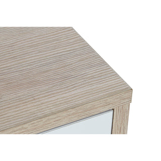 أثاث تلفزيون DKD ديكور منزلي خشب إم دي إف معدني أبيض (160 × 40 × 50 سم)