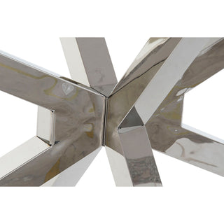 Tavolo da pranzo DKD Decorazioni per la casa in acciaio in marmo (180 x 90 x 76 cm)