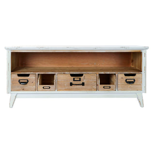 TV furniture DKD Home Decor Grey Metal MDF Wood Natural 30 x 40 cm 115