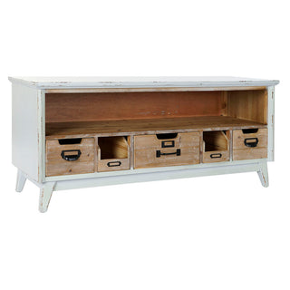 TV furniture DKD Home Decor Grey Metal MDF Wood Natural 30 x 40 cm 115