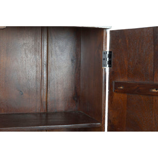 Skříň DKD Home Decor White Metal Mango Wood (100 x 43 x 190 cm)