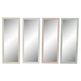 Espejo de pared dkd Home Decoración de cristal poliestireno plástico verde blanco